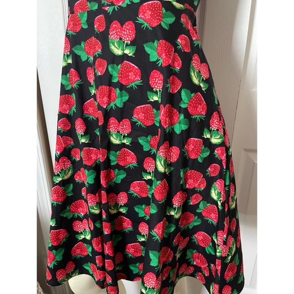 Strawberry 🍓 dress fit and flare small - Picture 3 of 6